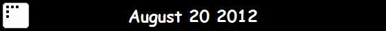 August 20 2012